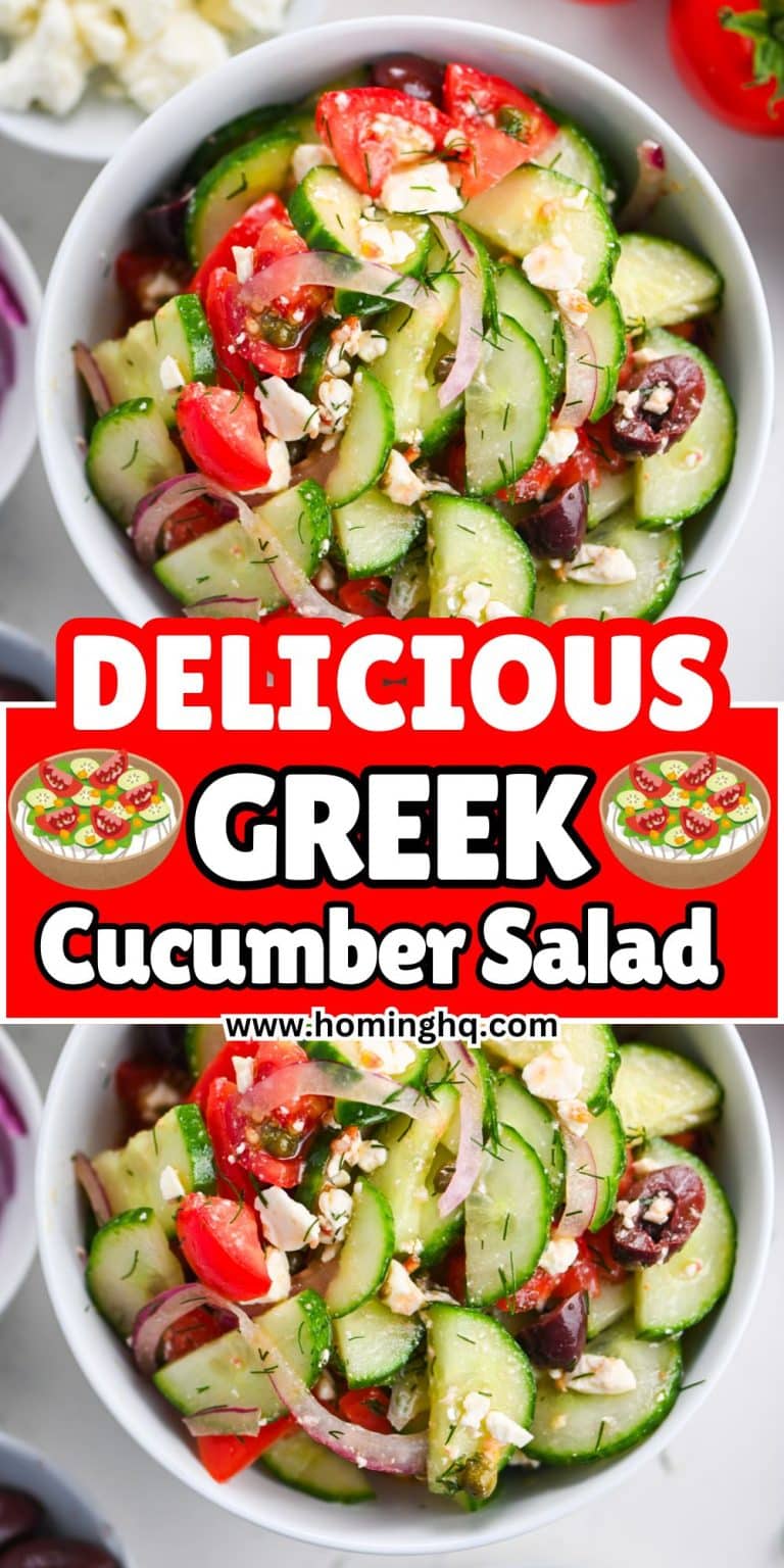 Authentic Greek Cucumber Salad A Refreshing Mediterranean Classic