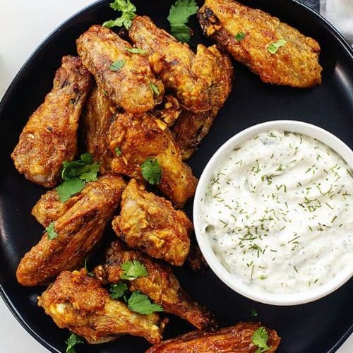 Air Fryer Greek Chicken Wings