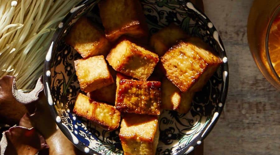 Air Fryer Greek Tofu