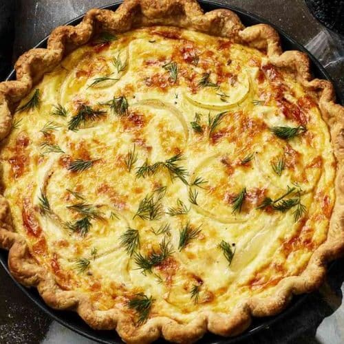 Bacon and Cheese Quiche