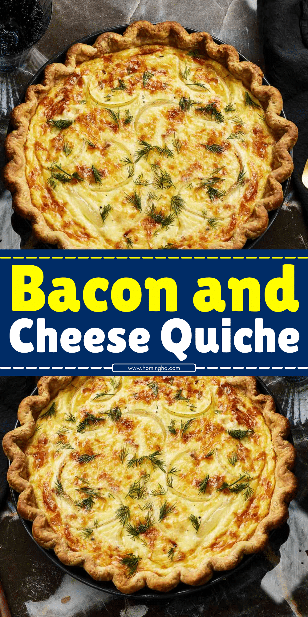 Bacon and Cheese Quiche