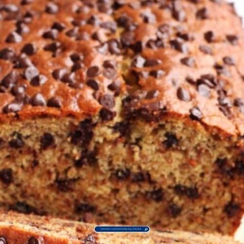 Banana Bread with Dark Chocolate Chips