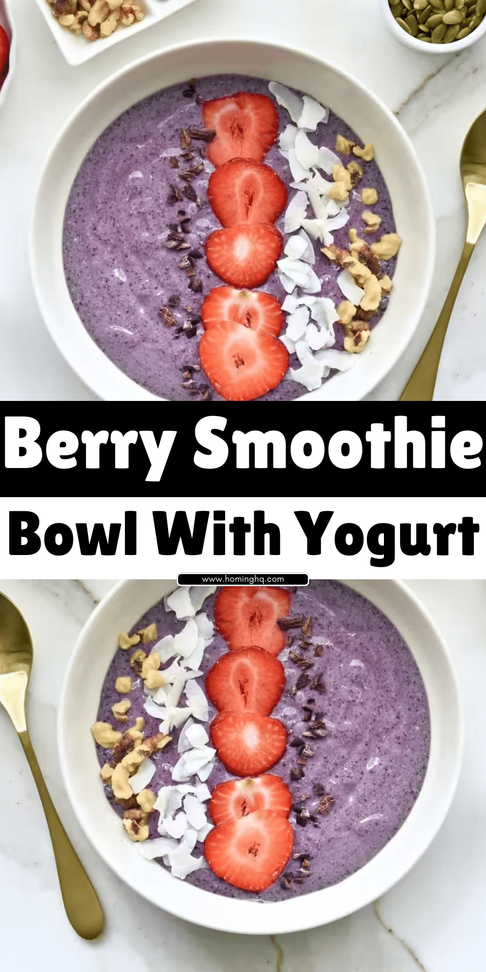 Berry Smoothie Bowl With Yogurt