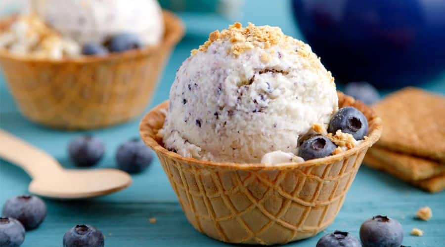 Blueberry Cheesecake Ice Cream