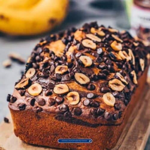 Chocolate Hazelnut Banana Bread