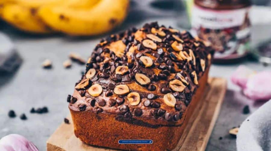 Chocolate Hazelnut Banana Bread