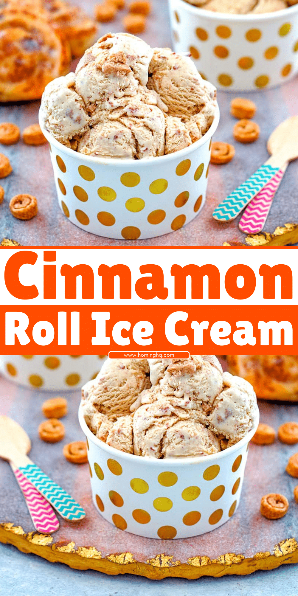 Cinnamon Roll Ice Cream