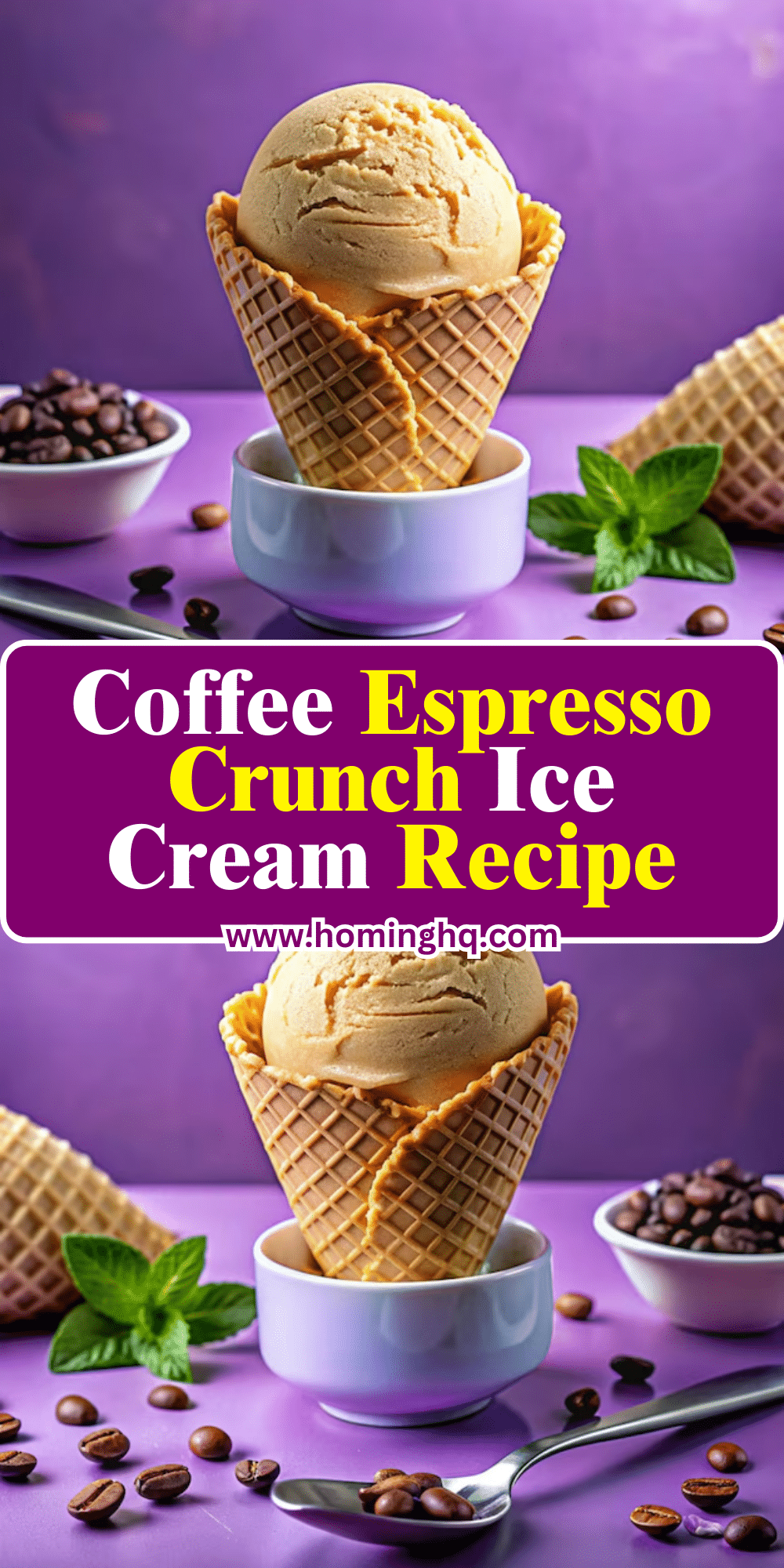 Coffee Espresso Crunch Ice Cream