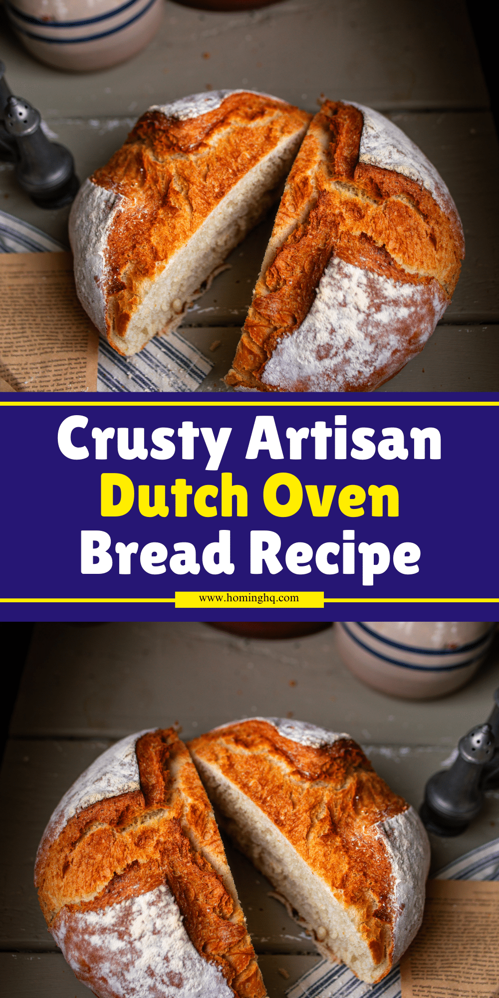 Crusty Artisan Dutch Oven Bread