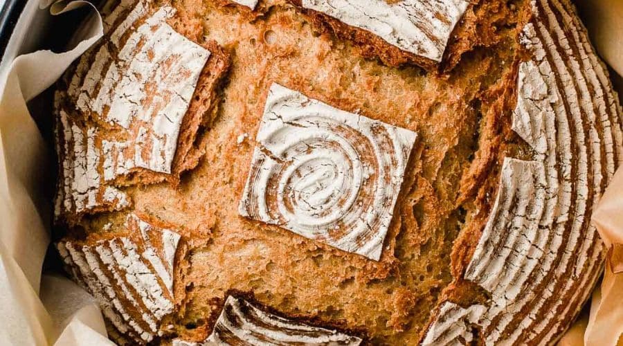 Einkorn Dutch Oven Bread