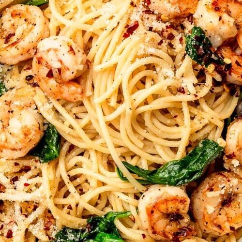 Garlic Butter Shrimp Pasta