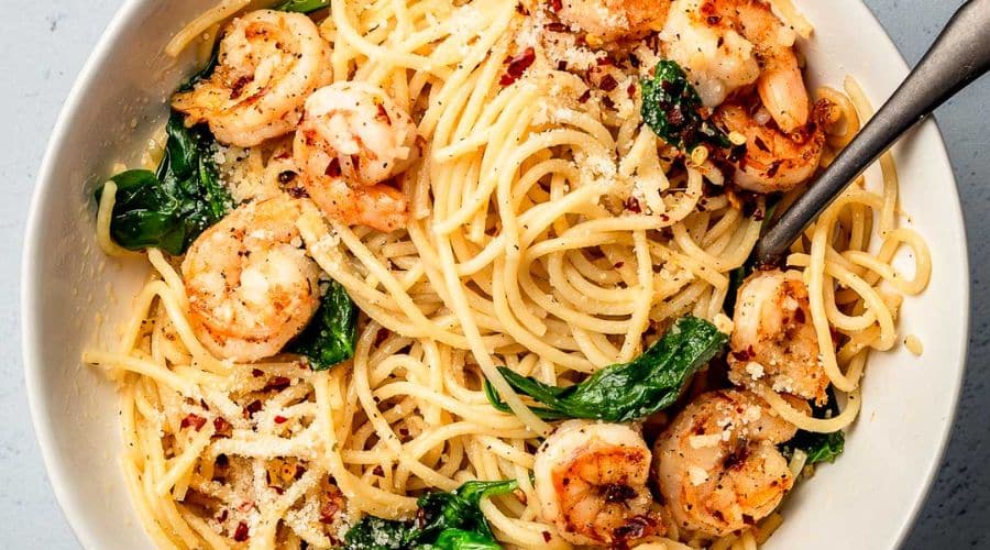 Garlic Butter Shrimp Pasta