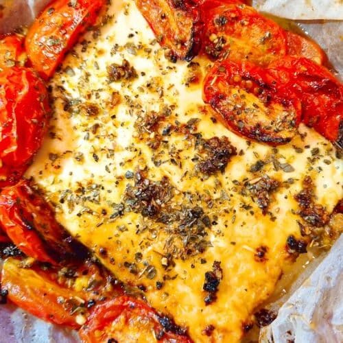 Greek Air Fryer Baked Feta