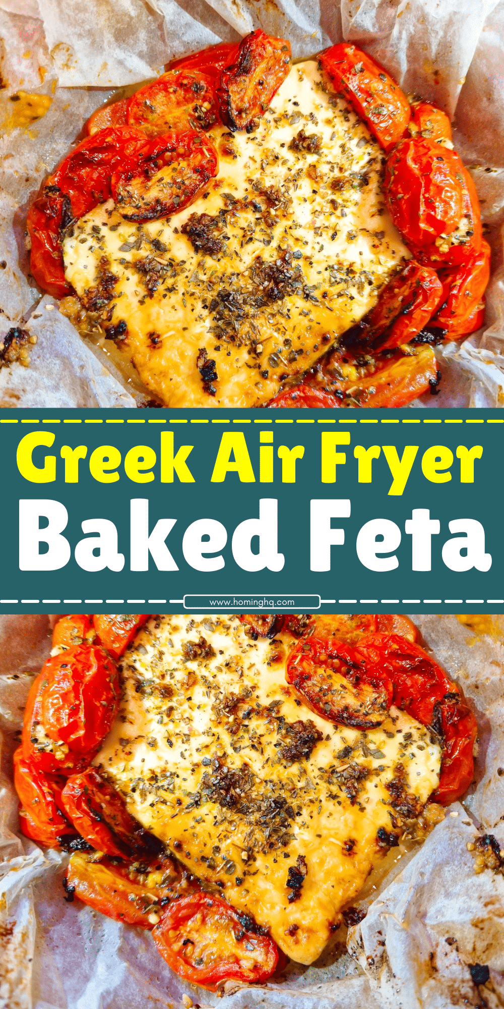 Greek Air Fryer Baked Feta