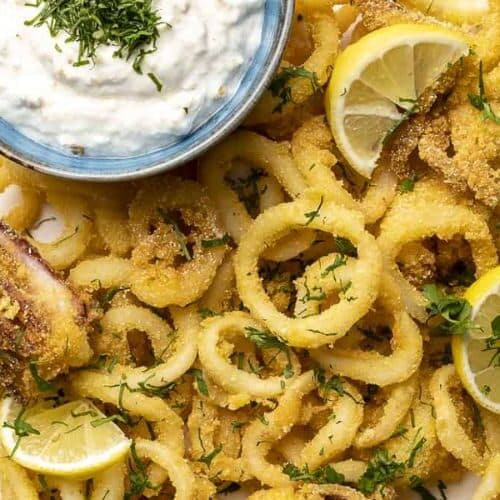 Greek Air Fryer Calamari