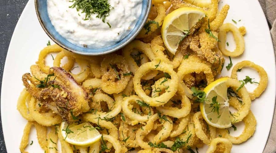 Greek Air Fryer Calamari