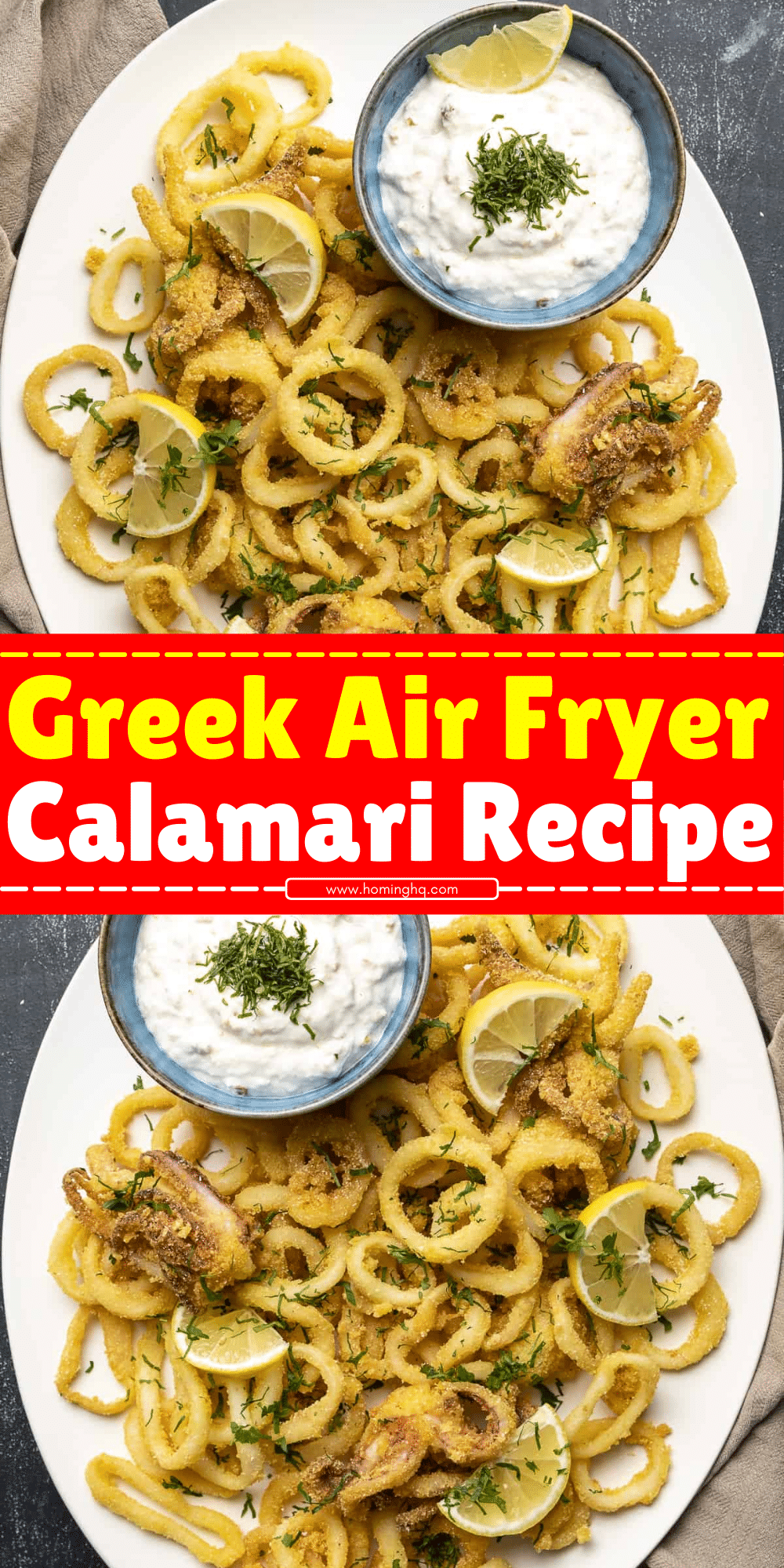 Greek Air Fryer Calamari