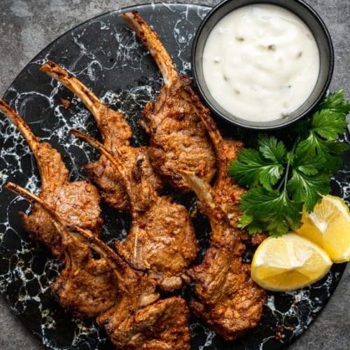 Greek Air Fryer Lamb Chops