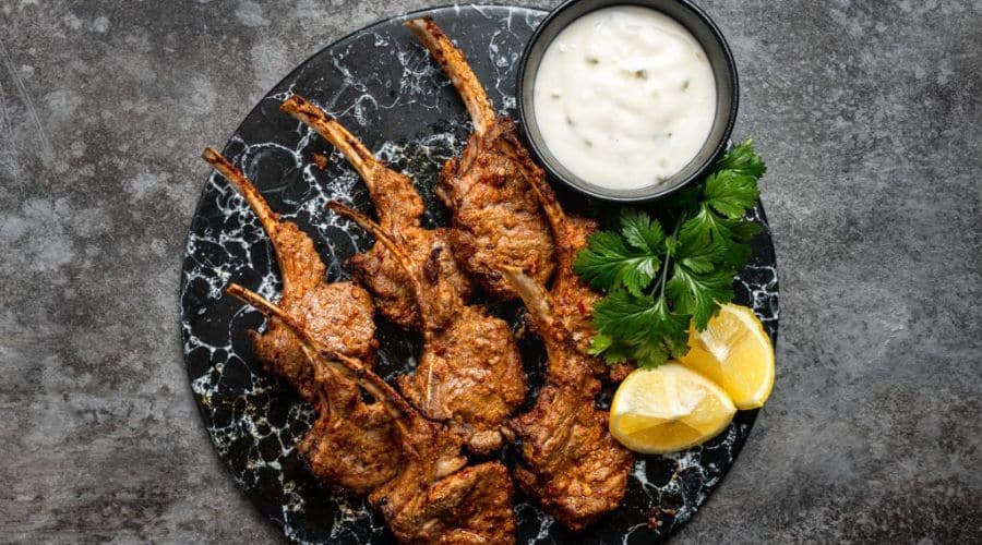 Greek Air Fryer Lamb Chops