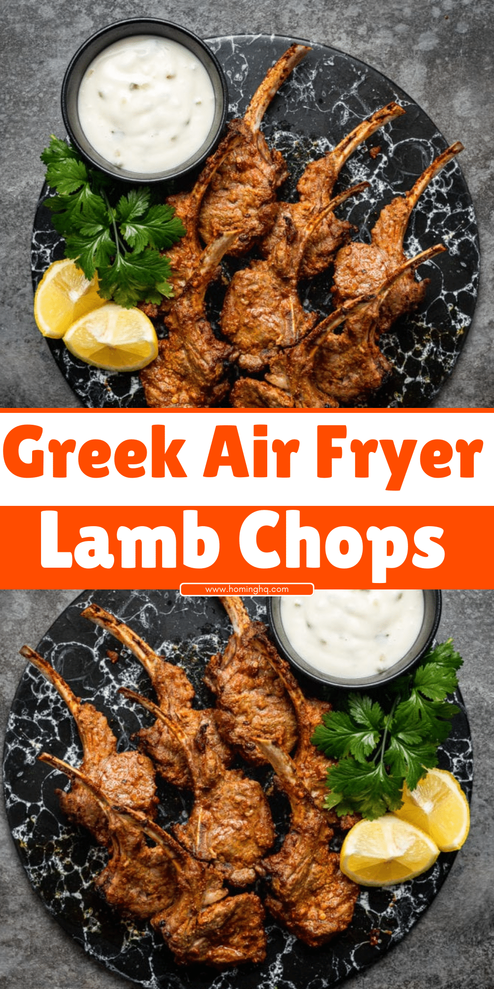 Greek Air Fryer Lamb Chops