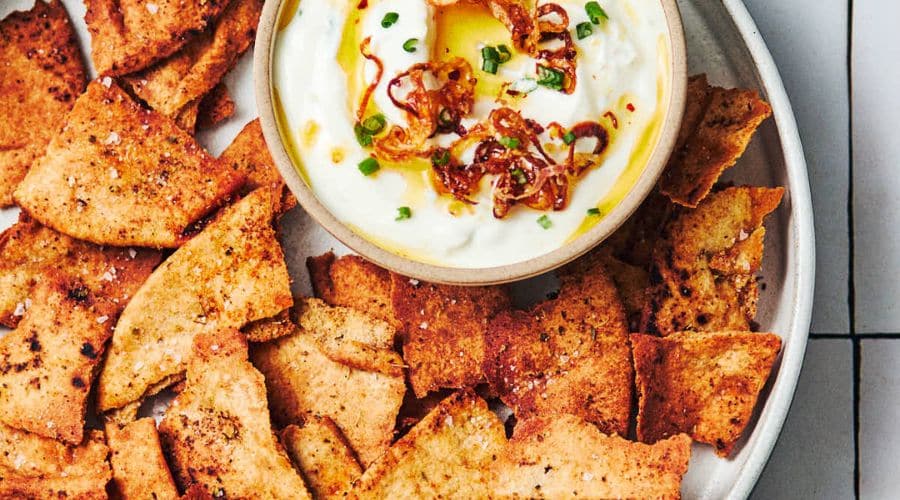 Greek Air Fryer Pita Chips