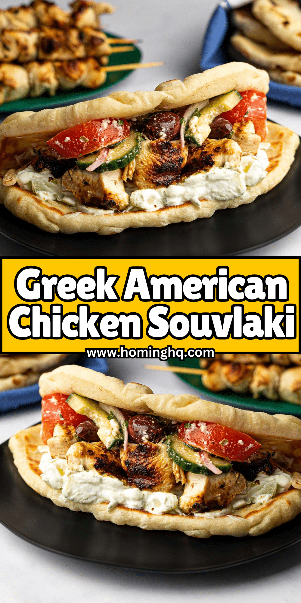 Greek American Chicken Souvlaki