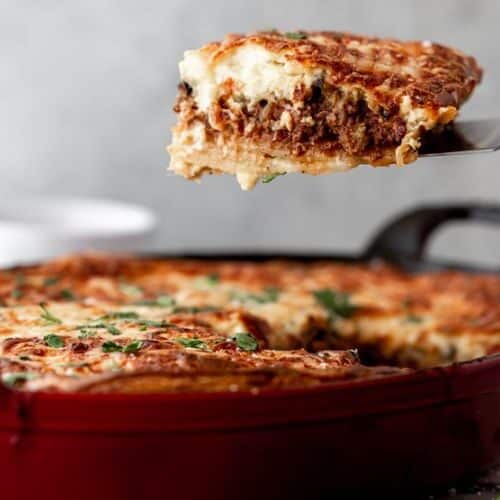 Greek American Moussaka