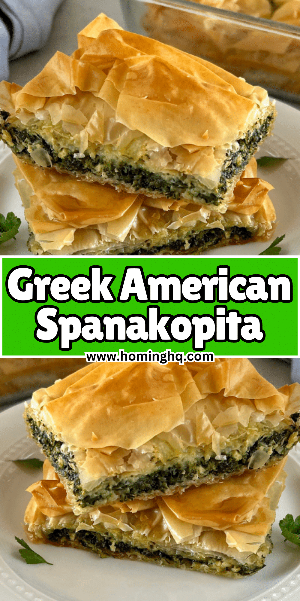 Greek American Spanakopita