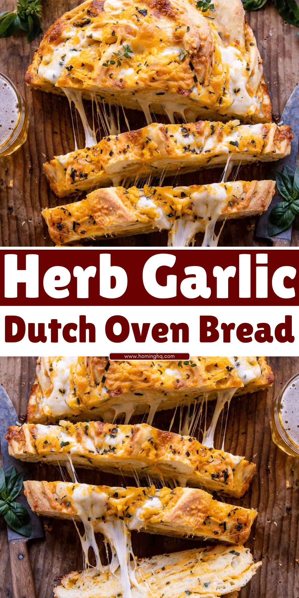 Herb Garlic Dutch Oven Bread