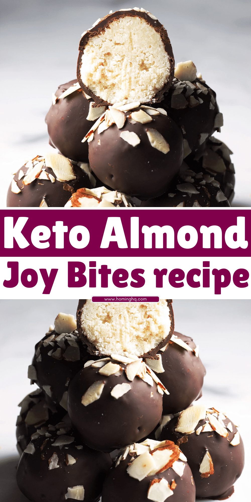 Keto Almond Joy Bites