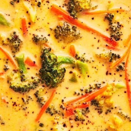 Keto Broccoli Cheddar Soup