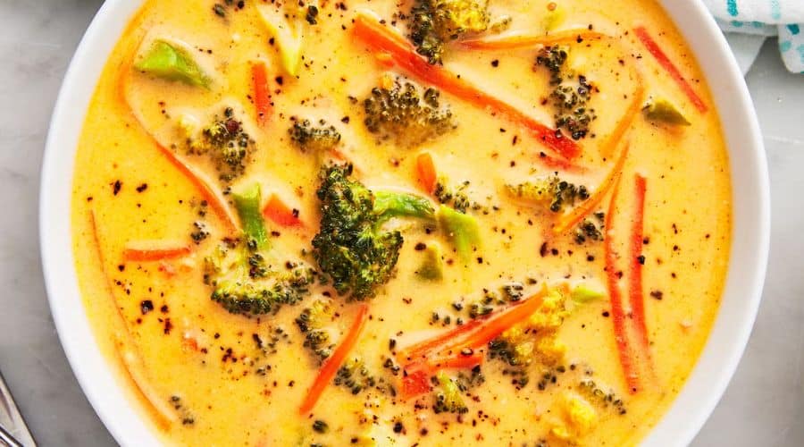 Keto Broccoli Cheddar Soup