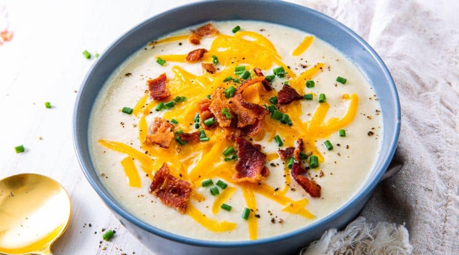 Keto Cauliflower Soup