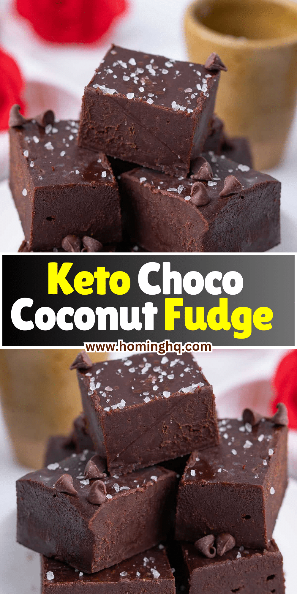 Keto Choco Coconut Fudge