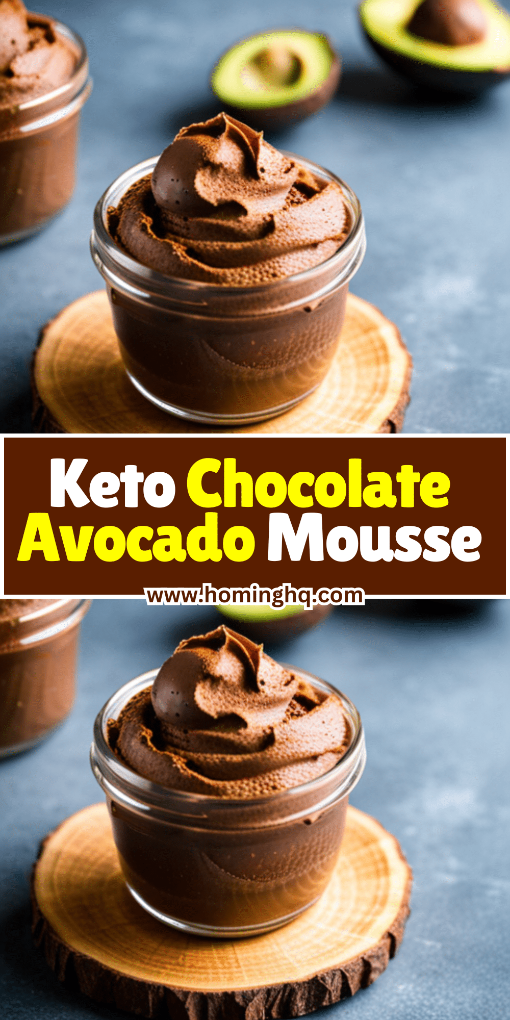 Keto Chocolate Avocado Mousse