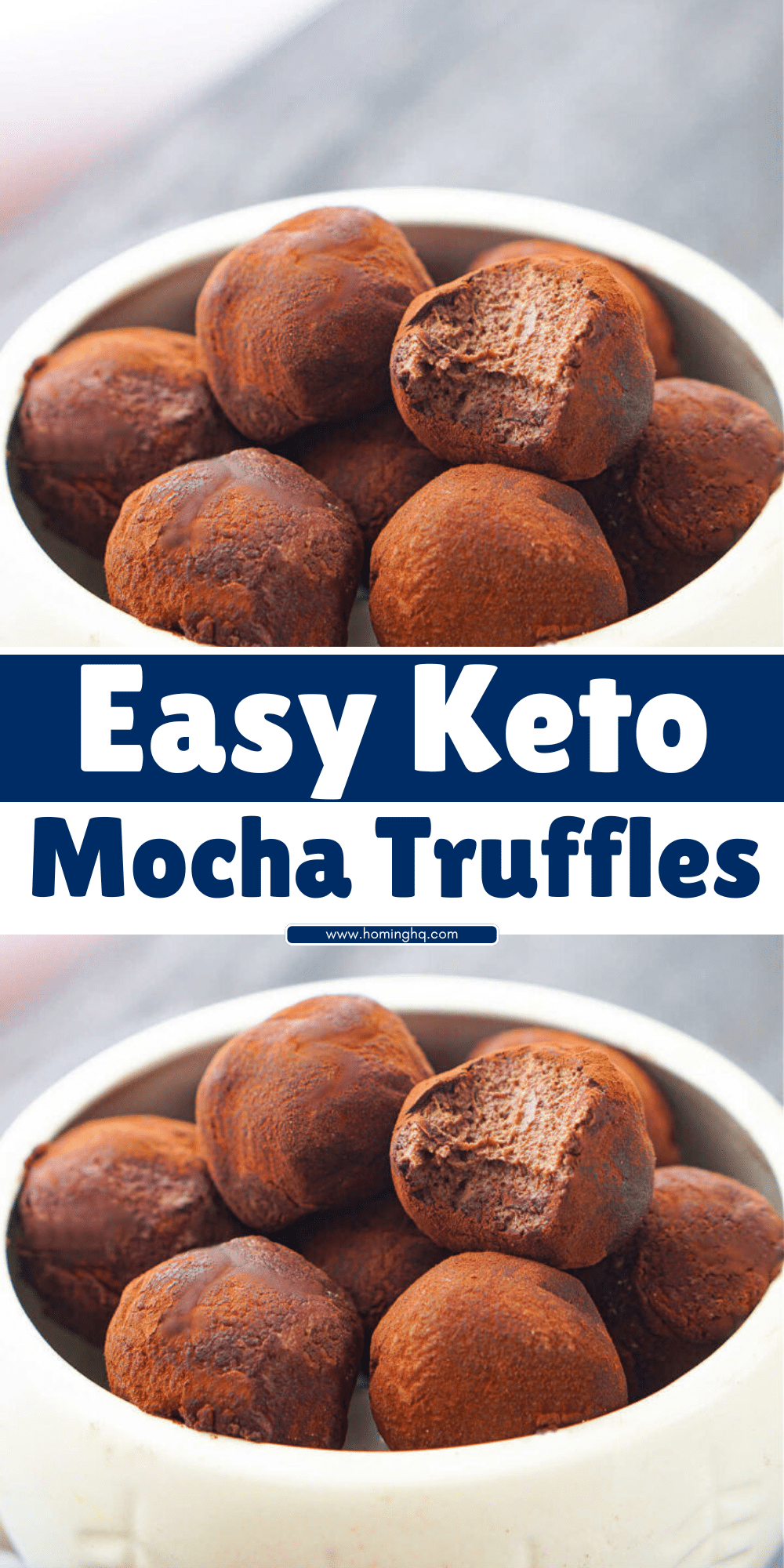 Keto Mocha Truffles