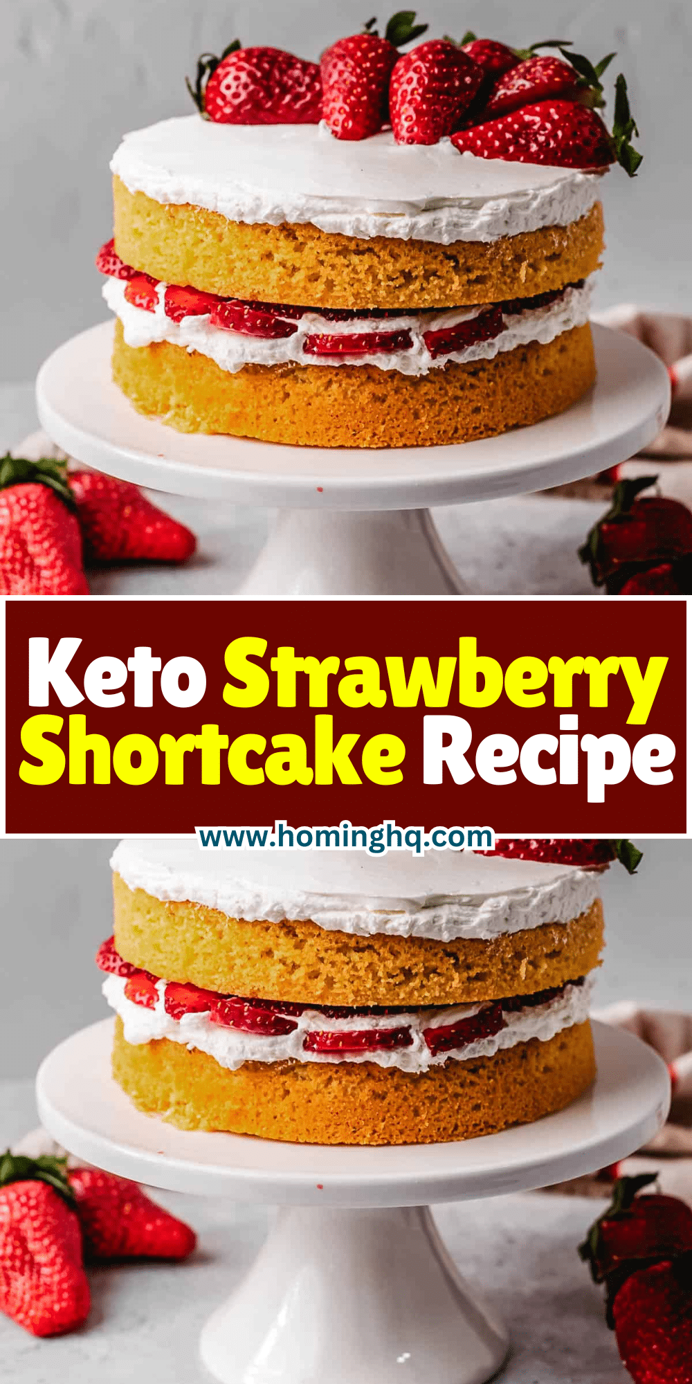 Keto Strawberry Shortcake