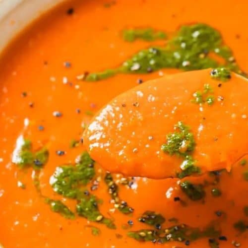 Keto Tomato Basil Soup