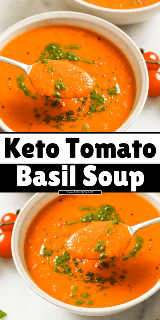 Keto Tomato Basil Soup