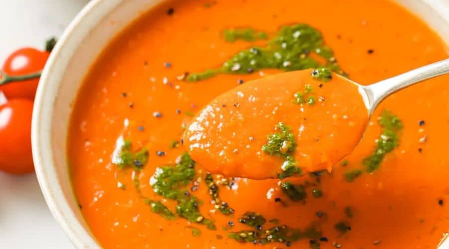 Keto Tomato Basil Soup