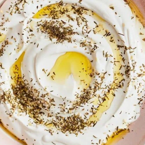 Labneh with Olive Oil