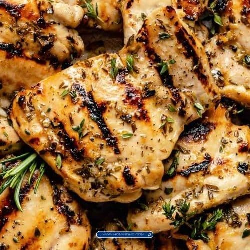 Lemon Herb Grilled Chicken Thighs