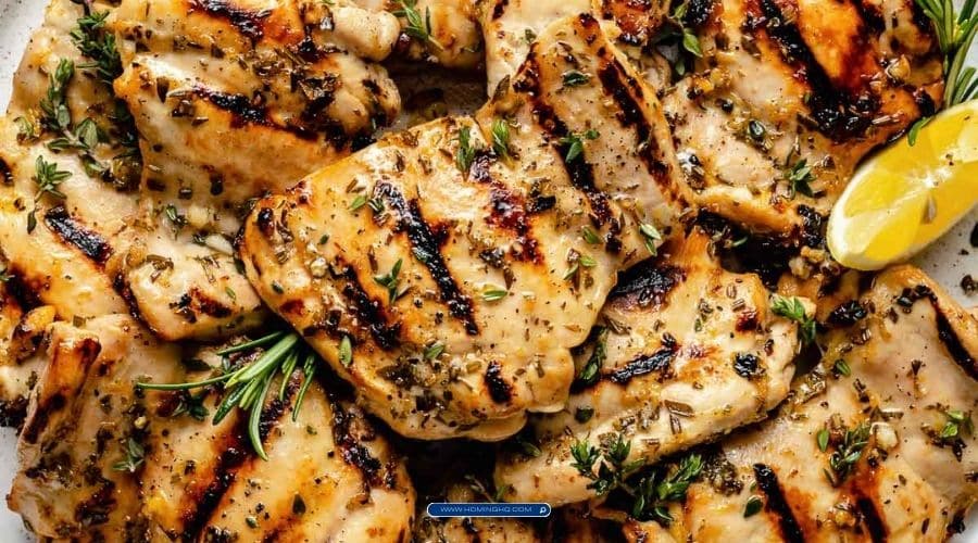 Lemon Herb Grilled Chicken Thighs