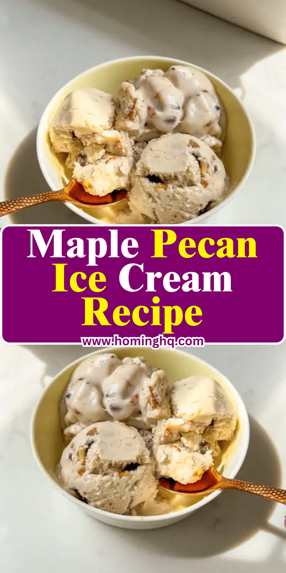 Maple Pecan Ice Cream