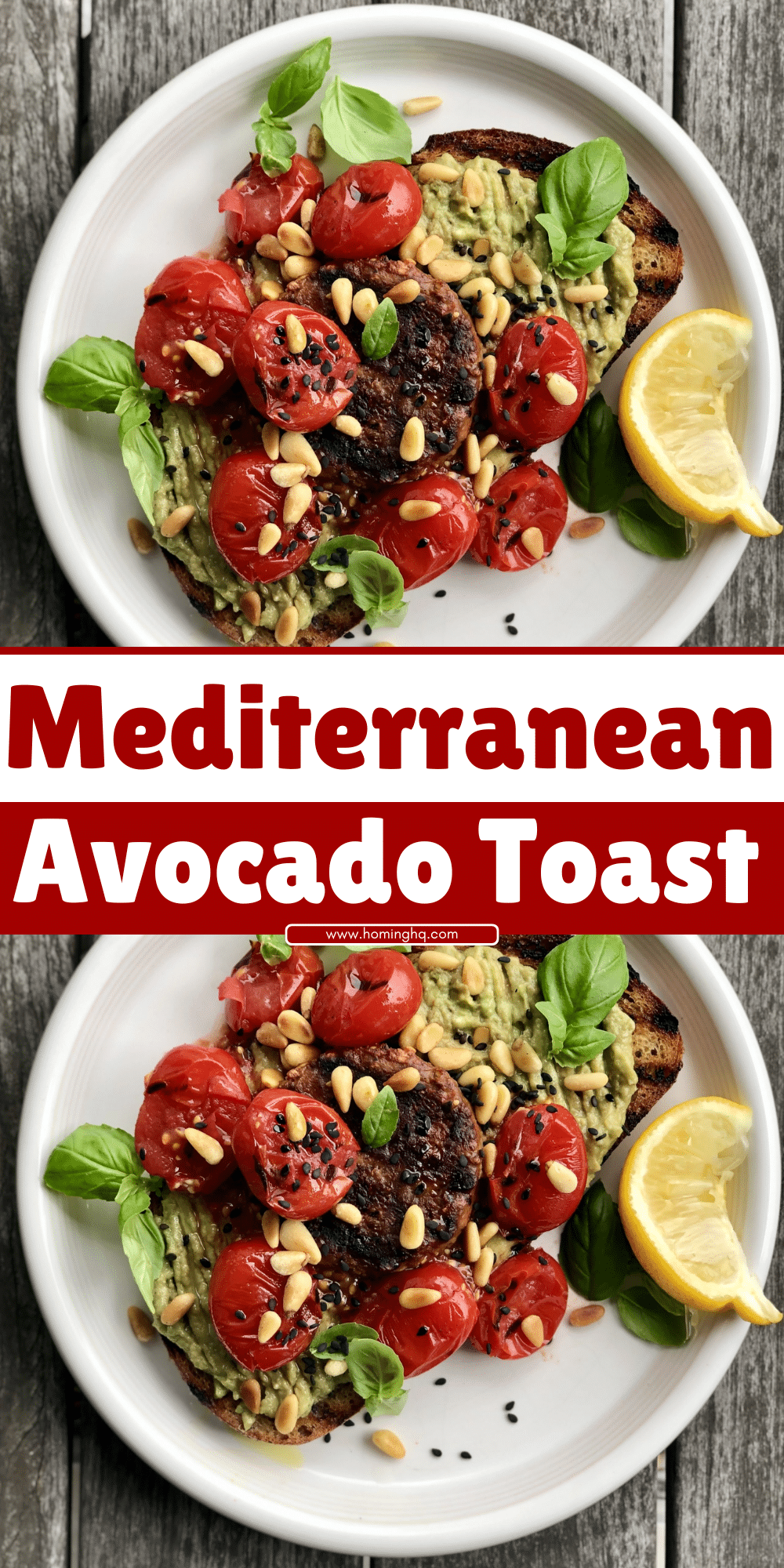 Mediterranean Avocado Toast