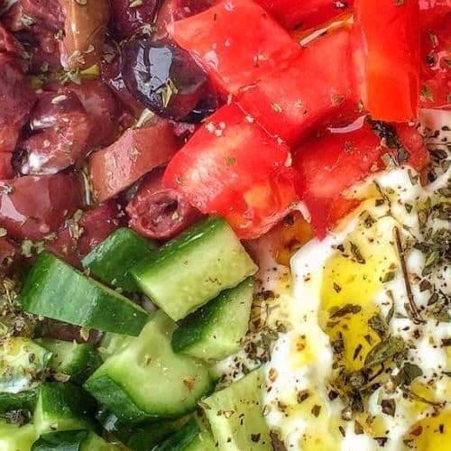 Mediterranean Breakfast Salad