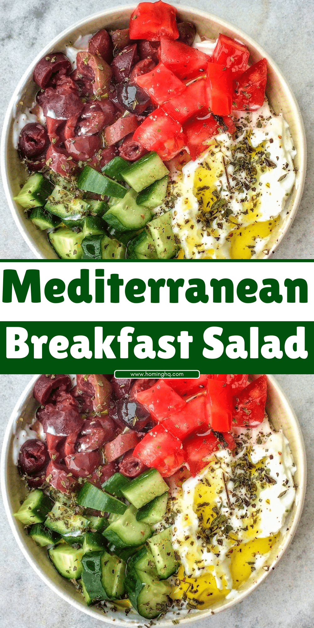 Mediterranean Breakfast Salad