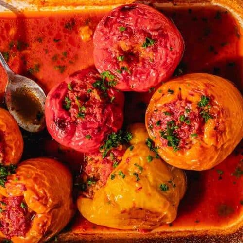 Mediterranean Stuffed Bell Peppers