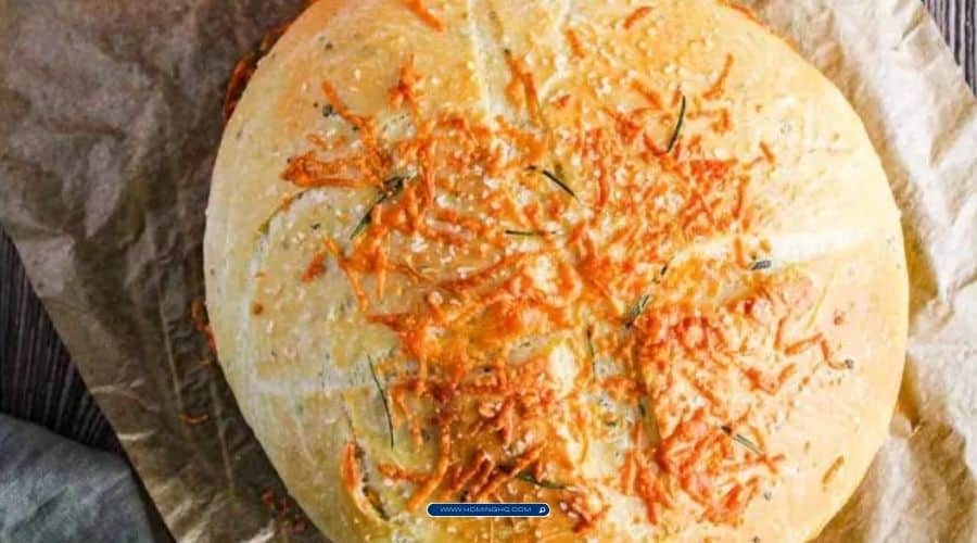 Olive Parmesan Dutch Oven Bread