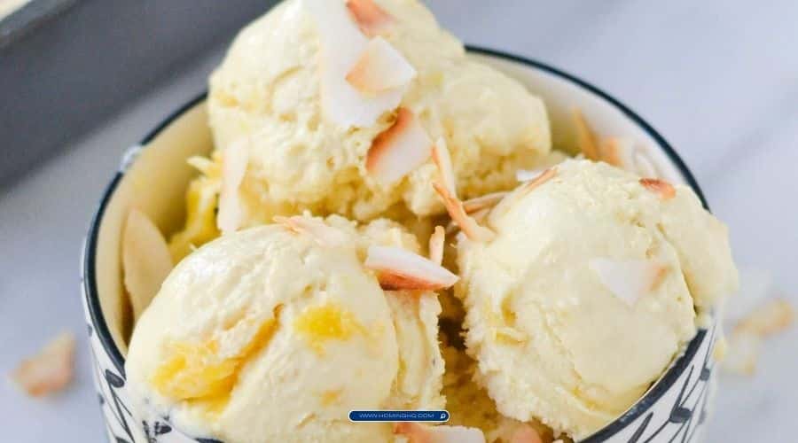 Pineapple Coconut Sorbet